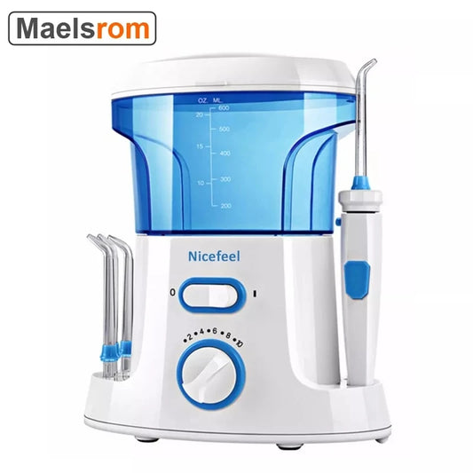 7 Nozzle Nicefeel Electric Oral Irrigator Dental Toothbrushing Irrigator Water Pulse Tooth Irrigator Water Jet Brushing Teeth